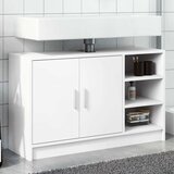 Ormarić za umivaonik bijeli 90 x 29 x 55 cm konstruirano drvo | shoptok.hr