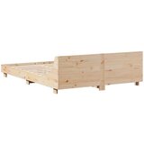  Okvir kreveta bez madraca 120 x 200 cm od masivne borovine | shoptok.hr