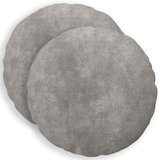  Presvlaka za jastuk 2 pcs HEERLEN Svjetlosiva &amp;Oslash; 30 cm Slike