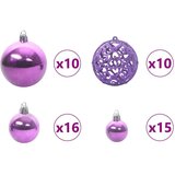 vidaXL Umetno Zložljivo Božično Drevo with LEDs z stojalom 180cm PVC | Shoptok.si