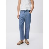 Reserved Relaxed straight traperice - plavo | shoptok.hr