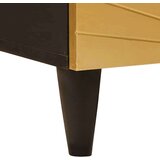 vidaXL Noćni ormarić s ladicama Crna i zlatna 50 x 33 x 60 cm | shoptok.hr