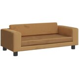  Krevet za pse s produžetkom smeđi 100 x 50 x 30 cm baršunasti | shoptok.hr