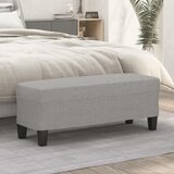  Klupa svjetlosiva 100 x 35 x 41 cm od tkanine | shoptok.hr