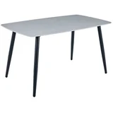Sto trpezarijski keramički 140x80x76cm AMARNI GDT014B-3 sivi