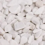 Dekorativni kamen Oblutak Tasos, 1-3cm, 25kg, Beli