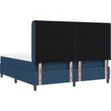  Krevet s podnicom i madracem - Plava - 180x200 cm - Tkanina | shoptok.hr