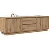 TV ormarić s LED svjetlima artisan hrast 160,5x41x50 cm | shoptok.hr