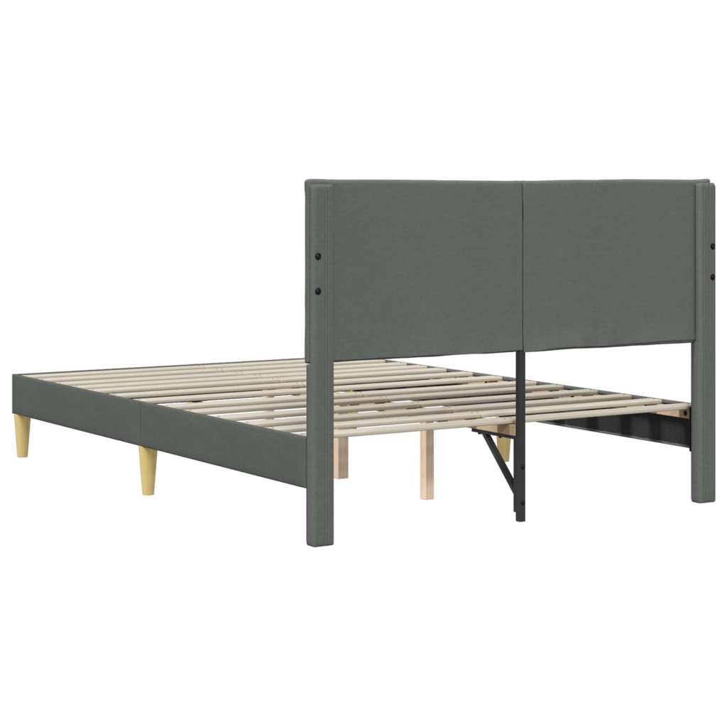  Okvir za krevet Tamno siva 120 x 190 cm tkanina - Tamno siva 120 x 190 cm | shoptok.hr