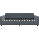  Dnevni krevet tamnosivi 90 x 200 cm baršunasti | shoptok.hr