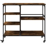  Kuhinjska kolica boja hrasta 100x45x89,5 cm konstruirano drvo | shoptok.hr