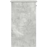 vidaXL Računalniški stolp s predalom betonsko sivo 35x45x77 cm | Shoptok.si