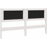  Tapecirani uzglavlje Bijelo 150 cm Čvrsto borovo drvo | shoptok.hr