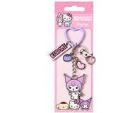 Hello Kitty Privjesak za ključeve Kuromi od cinkove legure | shoptok.hr