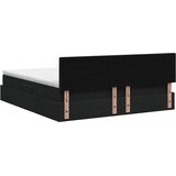  Krevet s madracem i skladištem Crna 140 x 190 cm Baršun | shoptok.hr
