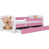 HAPPYKIDS OTROKA POSTELJA DREAMY MEDVEDKA (VE BARV IN DIMENZIJ)-Roza-80x160 | Shoptok.si