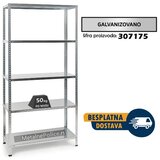  Polica metal-metal 170x75x30cm 5x50kg galva Cene