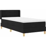  s opruga kutije s uzglavljem Crna 190 x 90 cm tkanina | shoptok.hr