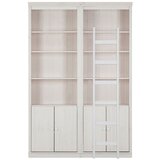 Støraa Bijela biblioteka od masivnog bora 148x223 cm Anita – Cijene