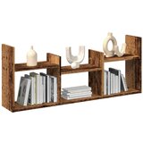 vidaXL Stenska omarica 100x18x40 cm starinski les inženirski les | Shoptok.si