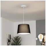  Brilagi - LED luster na sajli CERIA 1xE27/40W/230V, prečnik 30 cm, crna | Eponuda.com