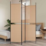  3-panelni pregradni zid Bež 150 x 180 cm Blago, (5000235522) | Shoptok.si