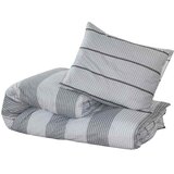  Set posteljine za poplun sivi 155x220 cm pamučni | shoptok.hr
