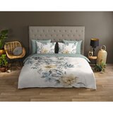 Good Morning Zelena/krem pamučna posteljina za krevet za jednu osobu/za produženi krevet 140x220 cm Celina – | shoptok.hr