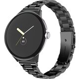 INF Pašček za uro iz nerjavečega jekla za Google Pixel Watch - 20 mm Black, (21542970) | Shoptok.si