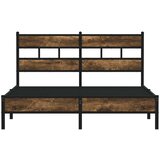  Okvir kreveta bez madraca s uzglavljem boja hrasta 160x200 cm | shoptok.hr