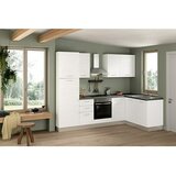 Marinelli Cucine Montažna kutna kuhinja Idra (Š x D: 270 x 160 cm, Bijela, S električnim uređajima, Sudoper na desnoj strani) | shoptok.hr