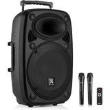 Vonyx Verve46 Party Box Bluetooth Speaker Large, 15 Inches, 1000 Watt, Mobile Battery PA System, Karaoke System with 2 Microphones, Party Speaker with Remote Control - Model 2023 - Black | Shoptok.si