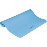 Rebel Active prostirka za gimnastiku za jogu, pilates, fitness, 200x115cm, debljine 1cm, TPE materijal, plava | shoptok.hr