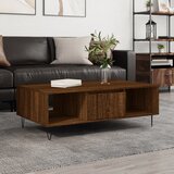 vidaXL Stolić za kavu boja hrasta 104 x 60 x 35 cm konstruirano drvo Cijene