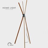  solea 25 podna lampa 48W 3000K crna/drvo dim | Eponuda.com