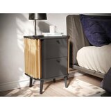 Premium Living Nočna Omarica Pure, Siva | Shoptok.si