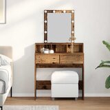  Toaletni stolić Staro drvo 80 x 41 x 144.5 cm Konstruirano drvo | shoptok.hr