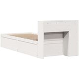 vidaXL Okvir kreveta bez madraca bijeli 90 x 190 cm masivna borovina | shoptok.hr