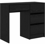  Stol s ladicama Crni hrast 90 x 37.5 x 75 cm Konstruirano drvo | shoptok.hr