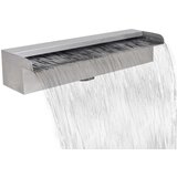 vidaXL Pravokotna fontana za bazen slap nerjaveče jeklo 45 cm, (20623251) Cene