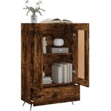  Visoka komoda boja hrasta 69,5 x 31 x 115 cm konstruirano drvo | shoptok.hr