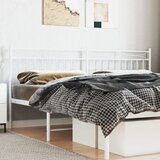  The Living Store Kovinsko vzglavje belo 193 cm - Vzglavje, (21453806) Cene