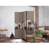  Paravan - Crane dance - bright silhouettes of birds on a warm grey background with texture 135x172 Dvostrani | shoptok.hr