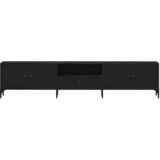 TV ormar Crni hrast 200 x 25 x 44 cm Konstruirano drvo | Eponuda.com