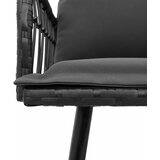 SOFA s jastukom Antracit 173 x 231 x 90cm Čelik | shoptok.hr