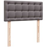  Otomanski okvir kreveta s madracima sivi 200x200cm umjetna koža | shoptok.hr