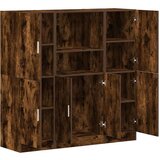  Komplet kuhinjskih omaric 3-delni dimljen hrast inženirski les, (21814538) | Shoptok.si