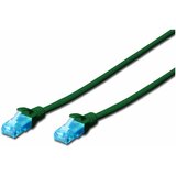 Digitus DK-1511-100/G RJ45 omrežni kabel\, Patch kabel CAT 5e U/UTP 10.00 m zelena 1 kos, (20414885) | Shoptok.si