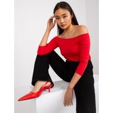 BASIC Feel Good Blouse-RV-BZ-4692.56-red | Shoptok.si