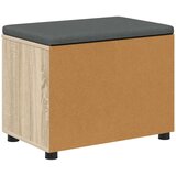  Klupa za hodnik s jastukom Sonoma hrast 60 x 38 x 46 cm | shoptok.hr
